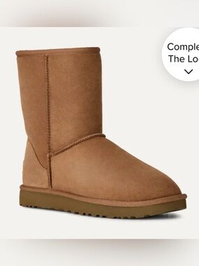 UGG Chestnut Suede Classic Short Boot